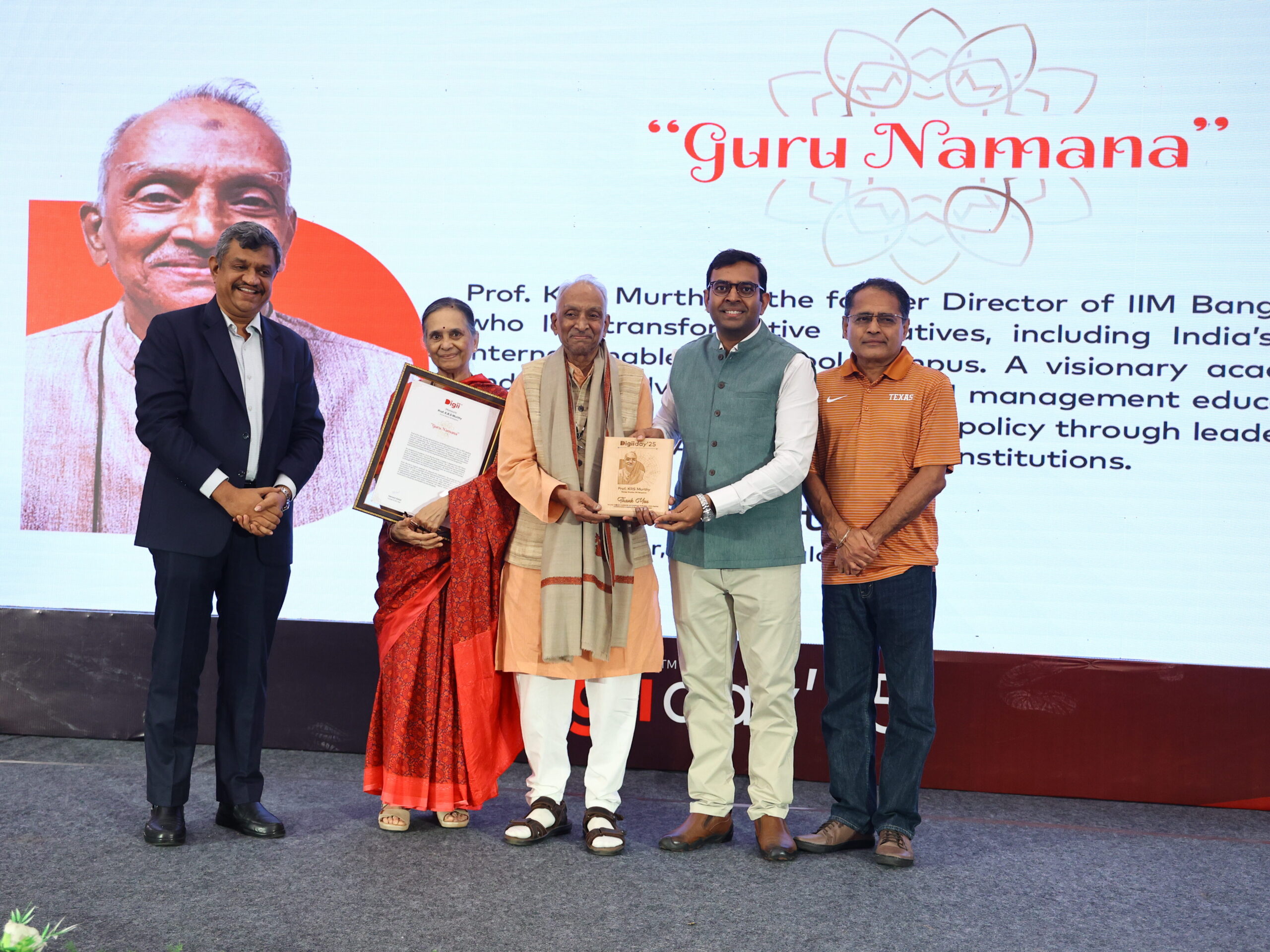 Prof. K. R. S. Murthy — Former Director, IIM Bangalore